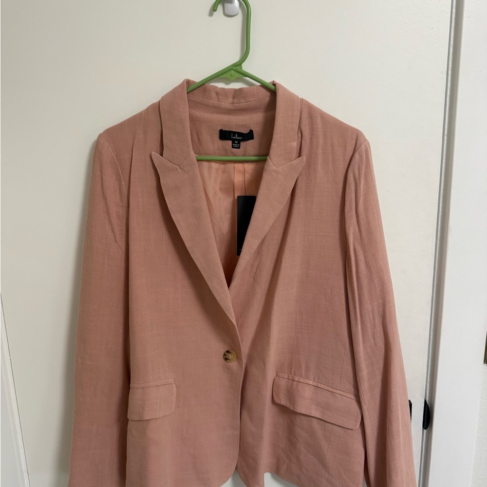 Lulu's Blush Pink Blazer